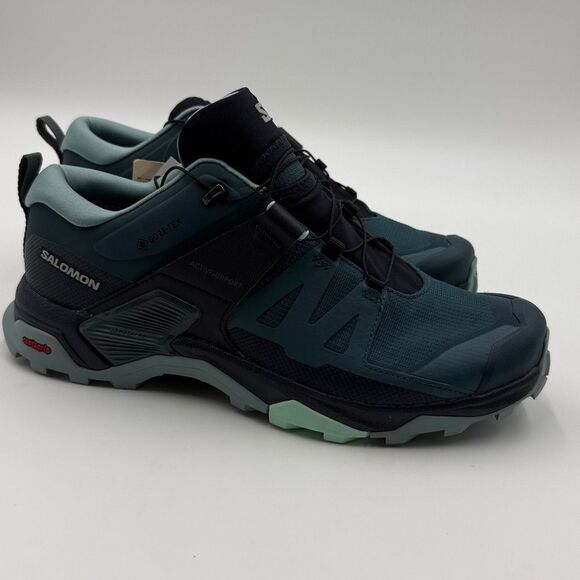 NWOT- Salomon Teal and Navy- X ULTRA 4 GORE-TEX- Women’s size 10 - Picture 5 of 10